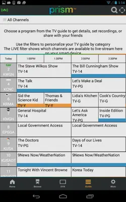 Prism TV android App screenshot 7